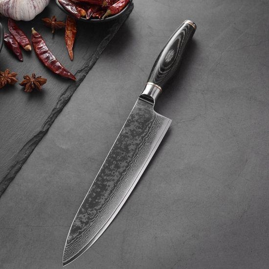 Heritage Damascus Carving Set